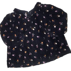 ⭐️ Baby Gap 12-18 mo Navy corduroy Blouse